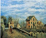 Camille Pissarro Village de Voisins 1872 painting